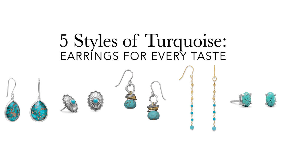 5 Styles of Turquoise: Earrings for Every Taste