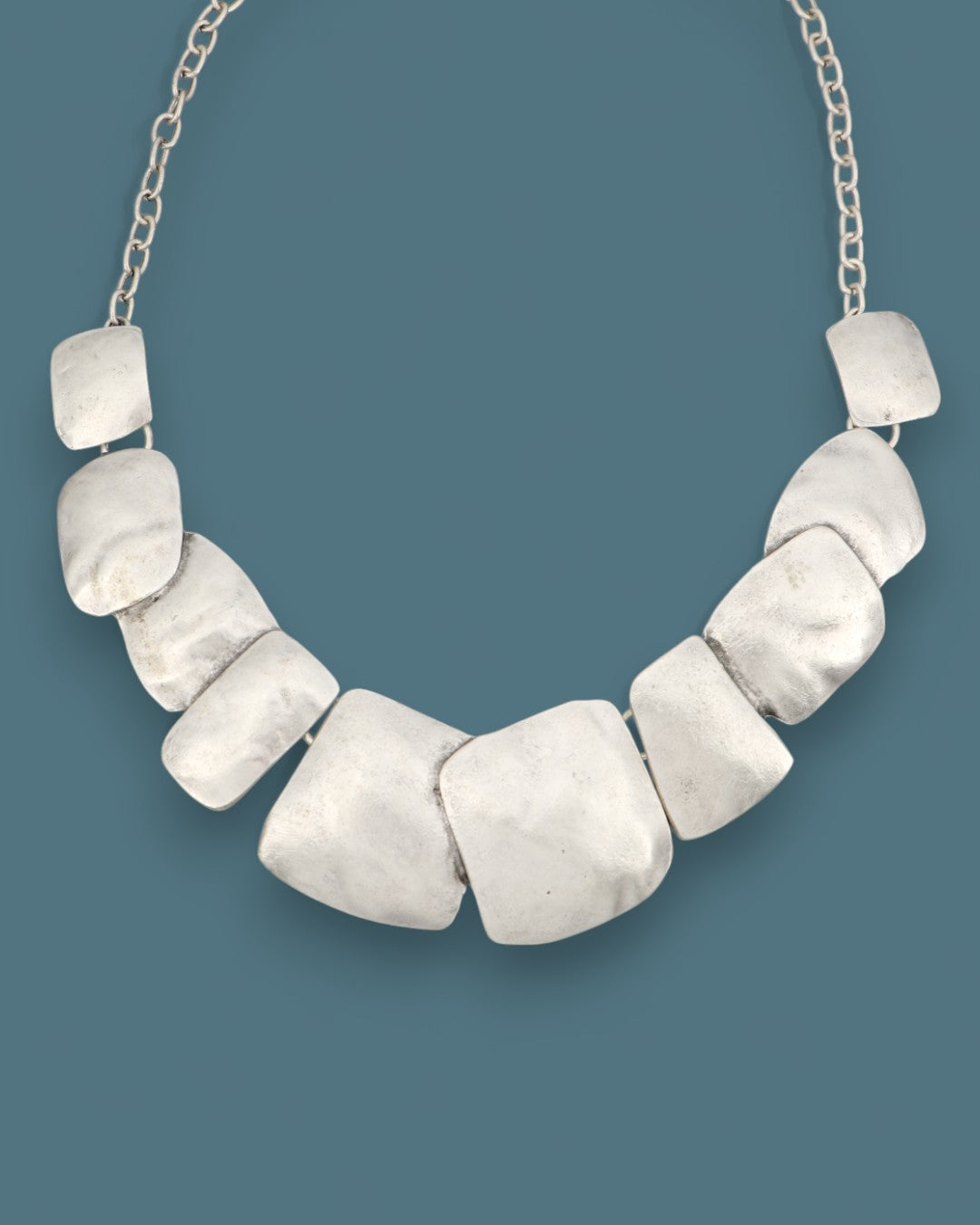 Tumbled Form Statement Necklace