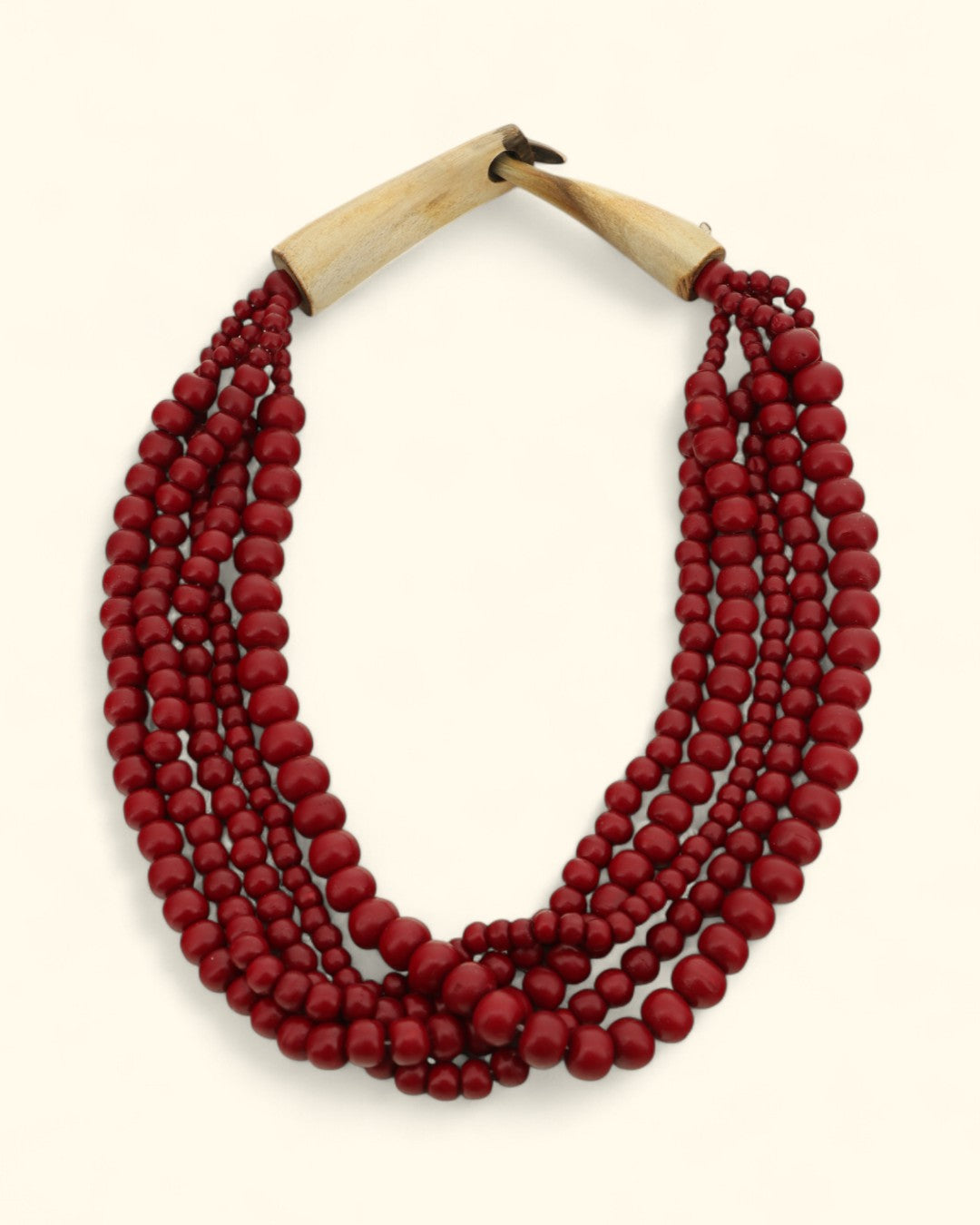 Red Beaded Necklace