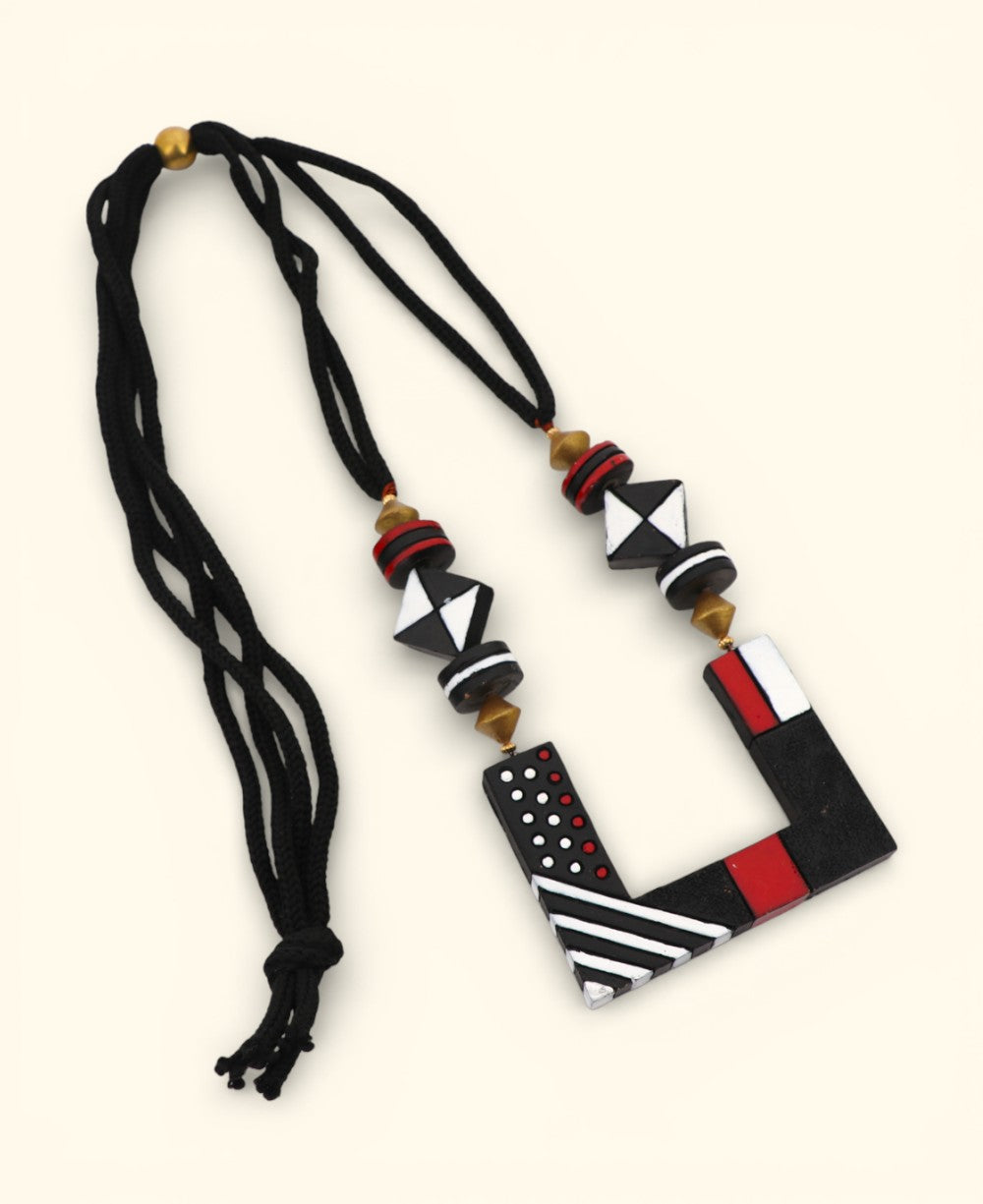 Modern Clay Statement Necklace