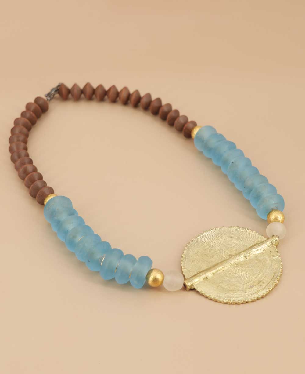 Brass Medallion Necklace