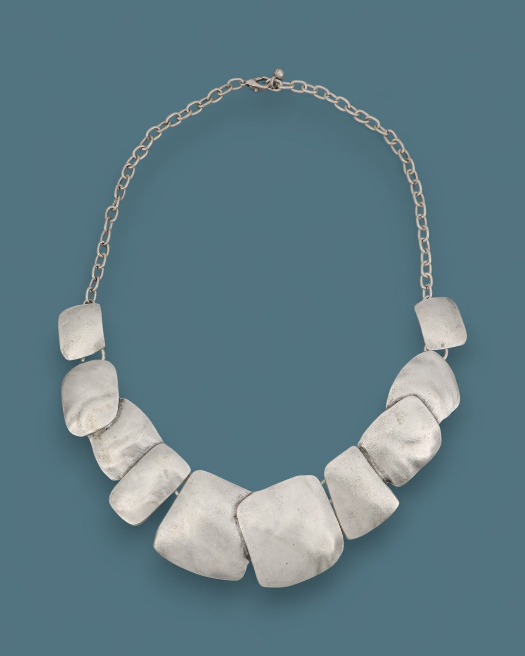 Tumbled Form Statement Necklace