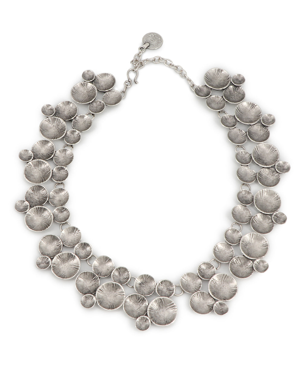 Artistic Discs Statement Necklace