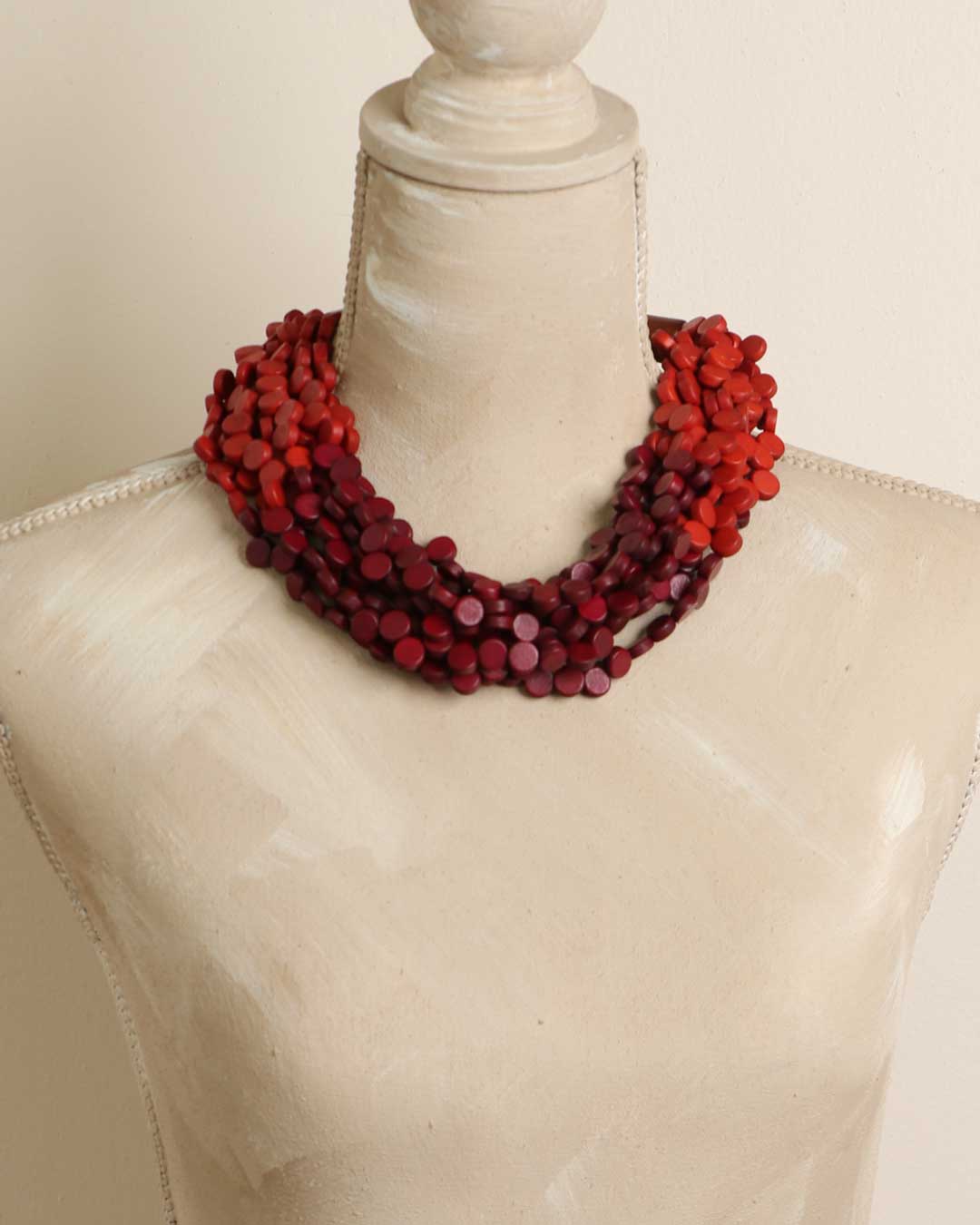 Handmade Philippine necklace with layered strands