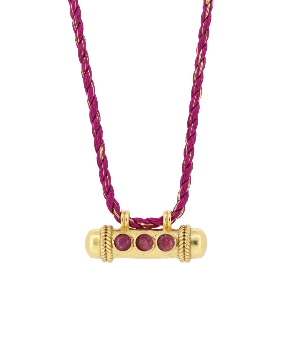 Birthstone Talisman Necklace Collection - Necklaces July (Ruby)