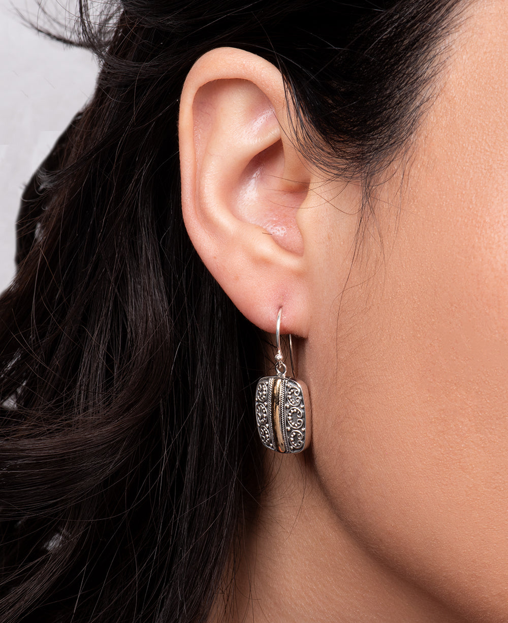 French hook sterling silver earrings