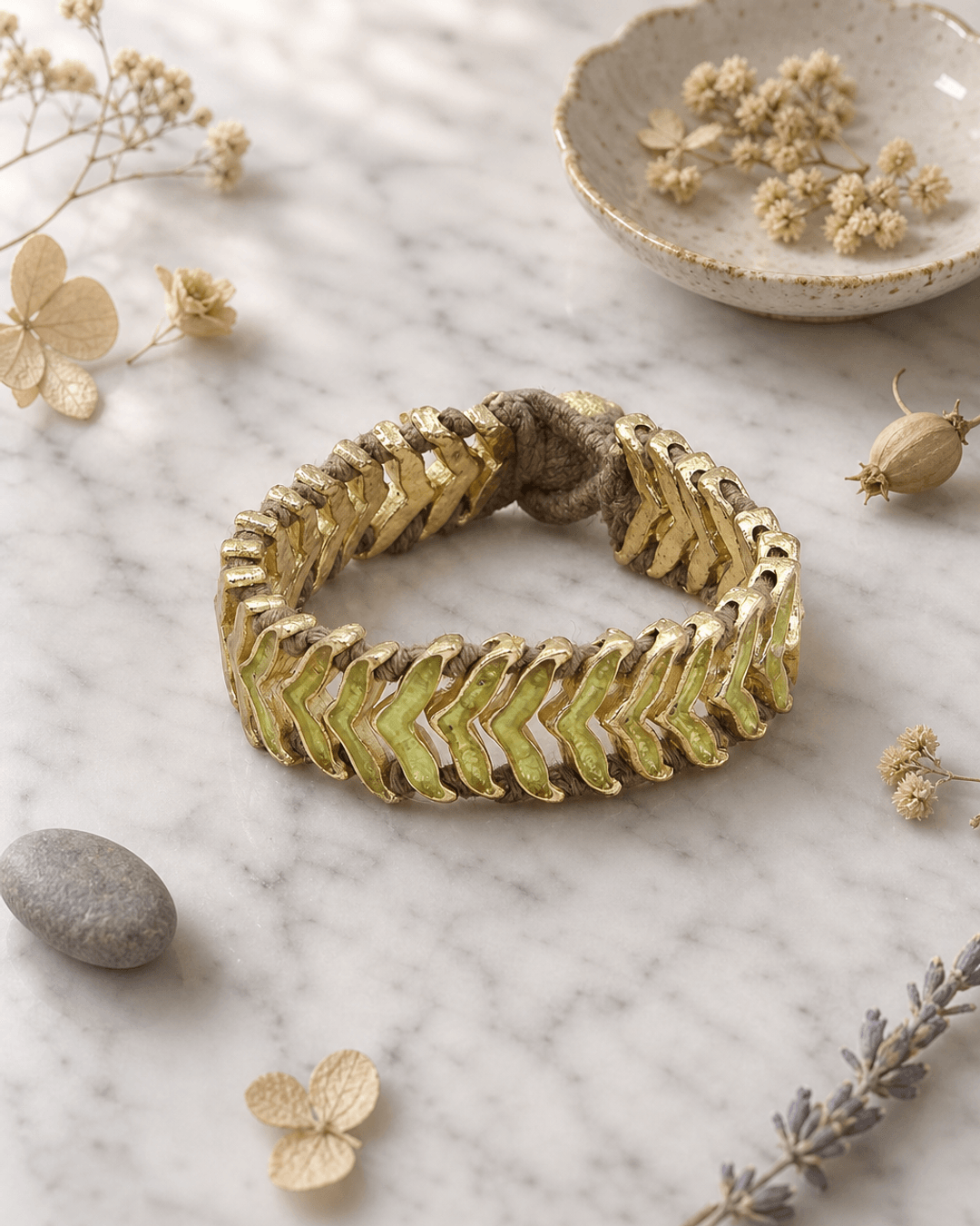 Neon Jungle Bracelet, India — bracelets, editorial marble lifestyle photo