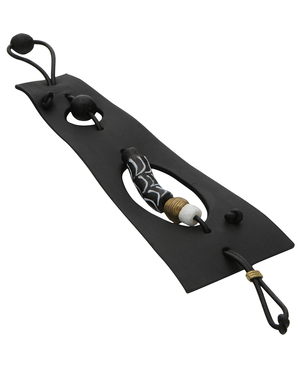 Wide Leather Bracelet Ghana