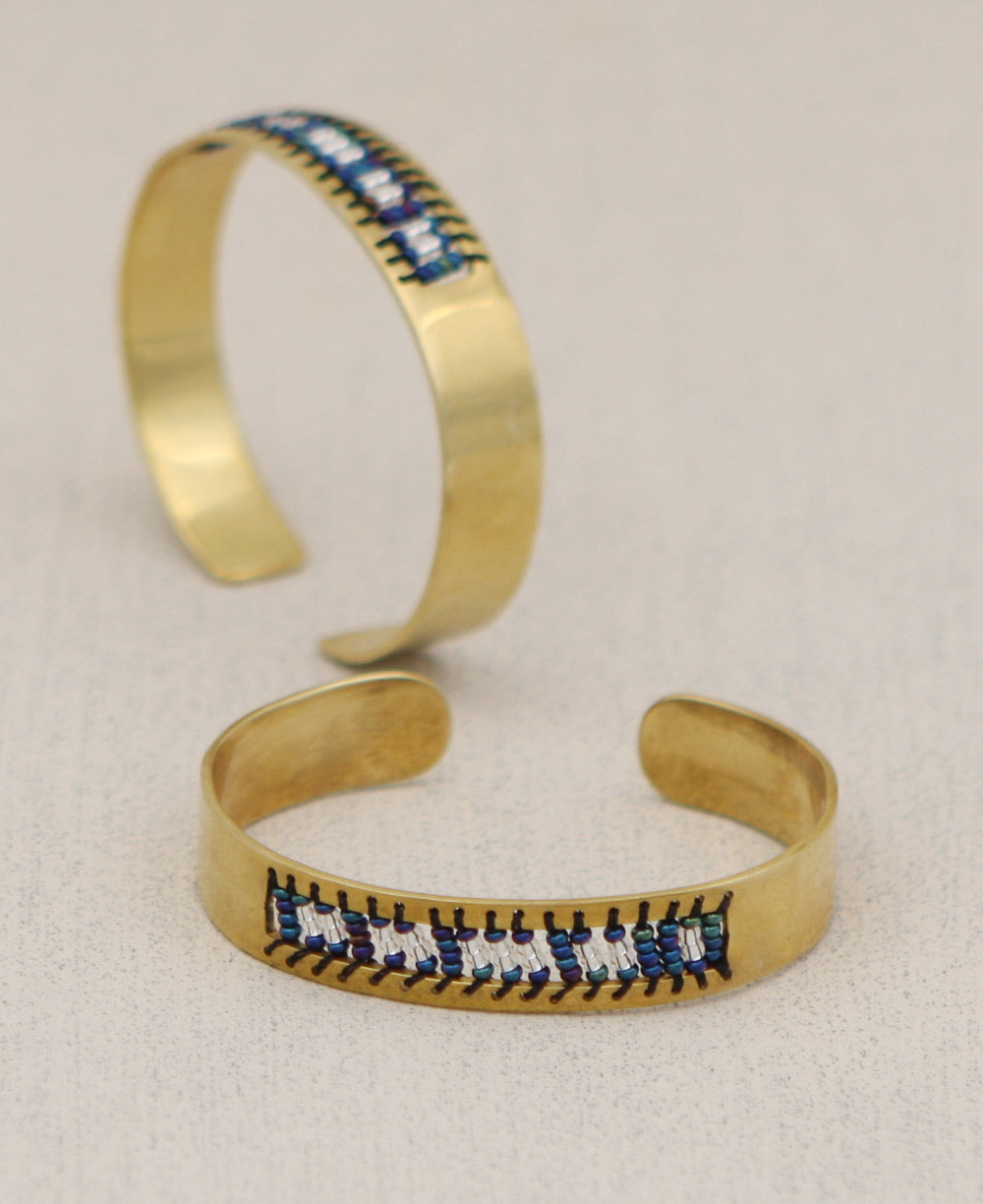 Empower Beaded Cuff Bracelet