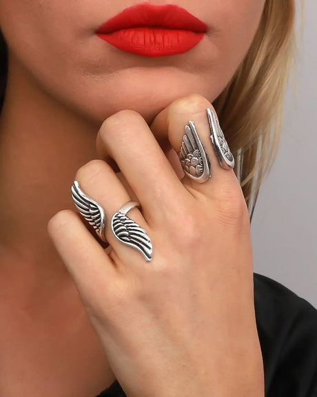  Turkish handcrafted wing rings