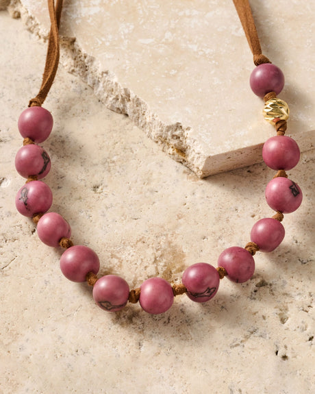 Acai seed necklace
