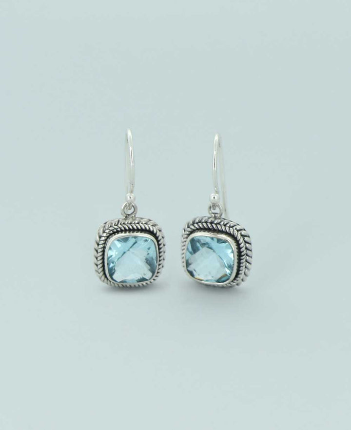 Blue Topaz Earrings