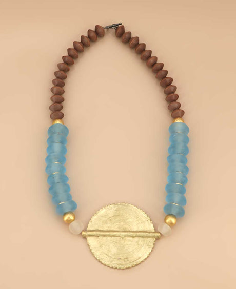 Brass Medallion Necklace