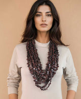 Brown Beaded Necklace
