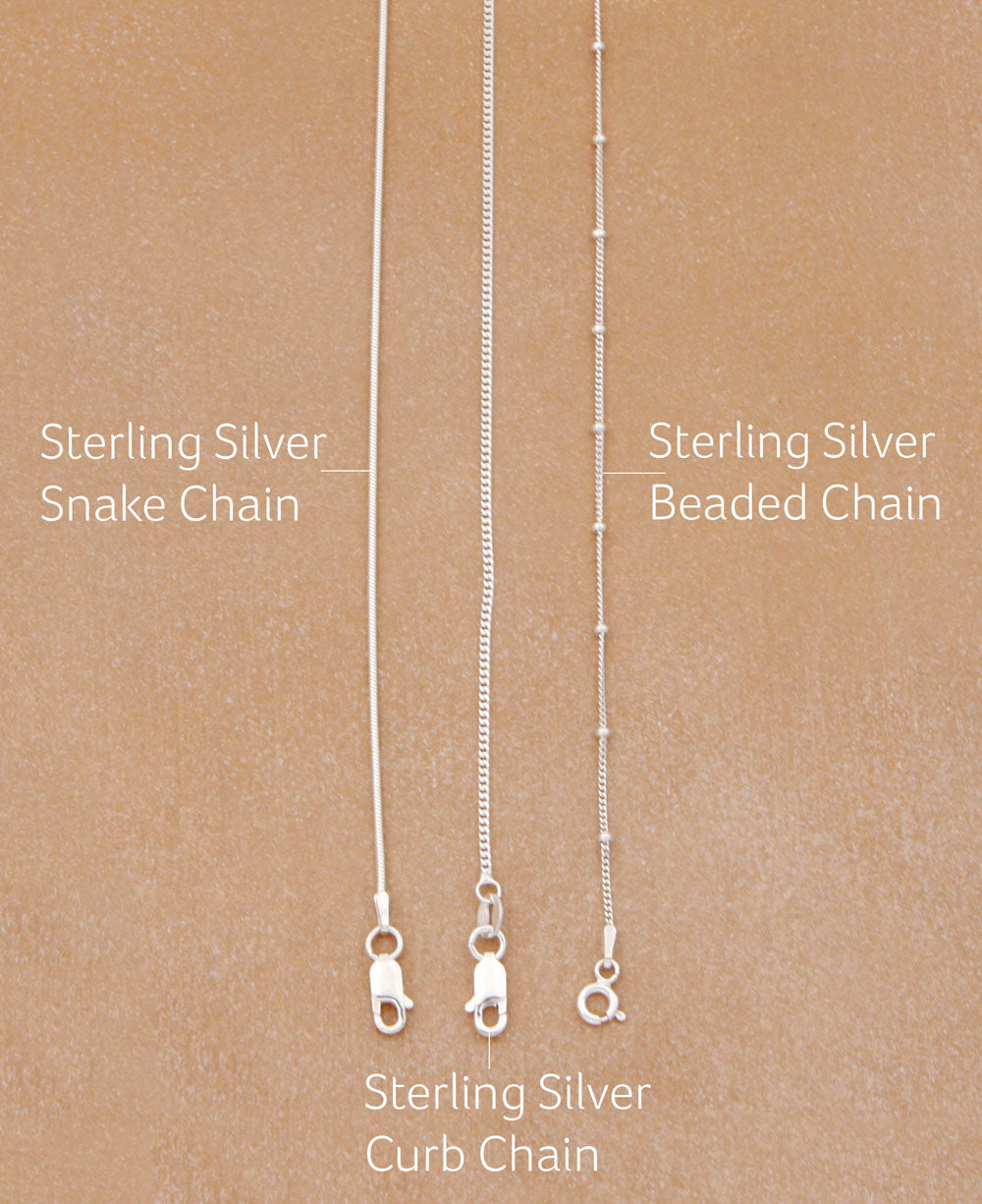 Made in Italy, sterling chains