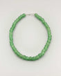 Eco-friendly beaded necklace in vibrant green
