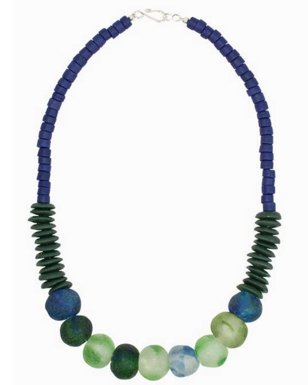 Eco-friendly statement necklace from Ghana