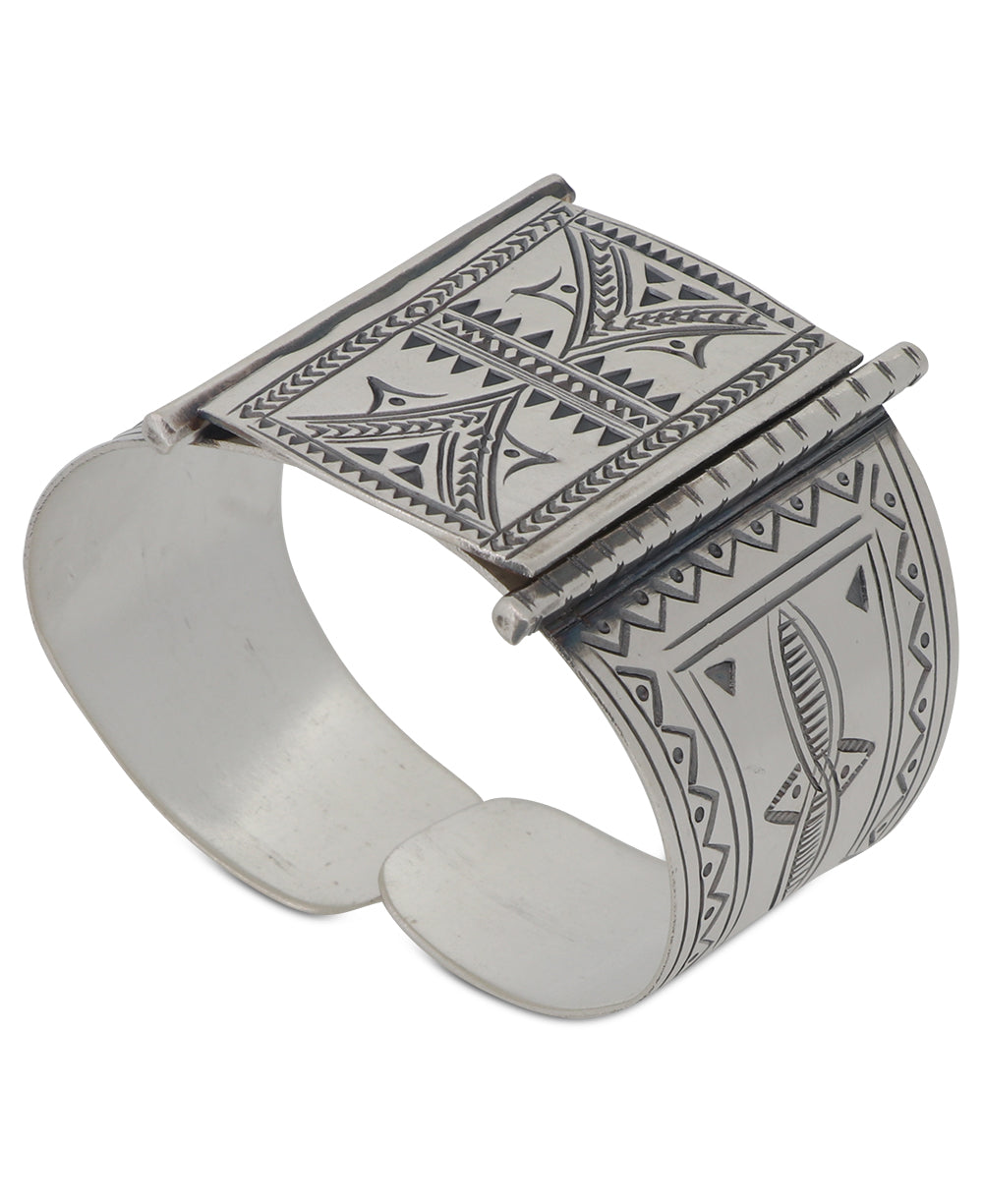 Sterling Silver Hilltribe Silver Cuff Bracelet