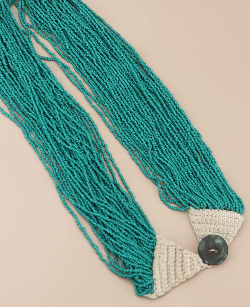Tibetan handcrafted bead necklace