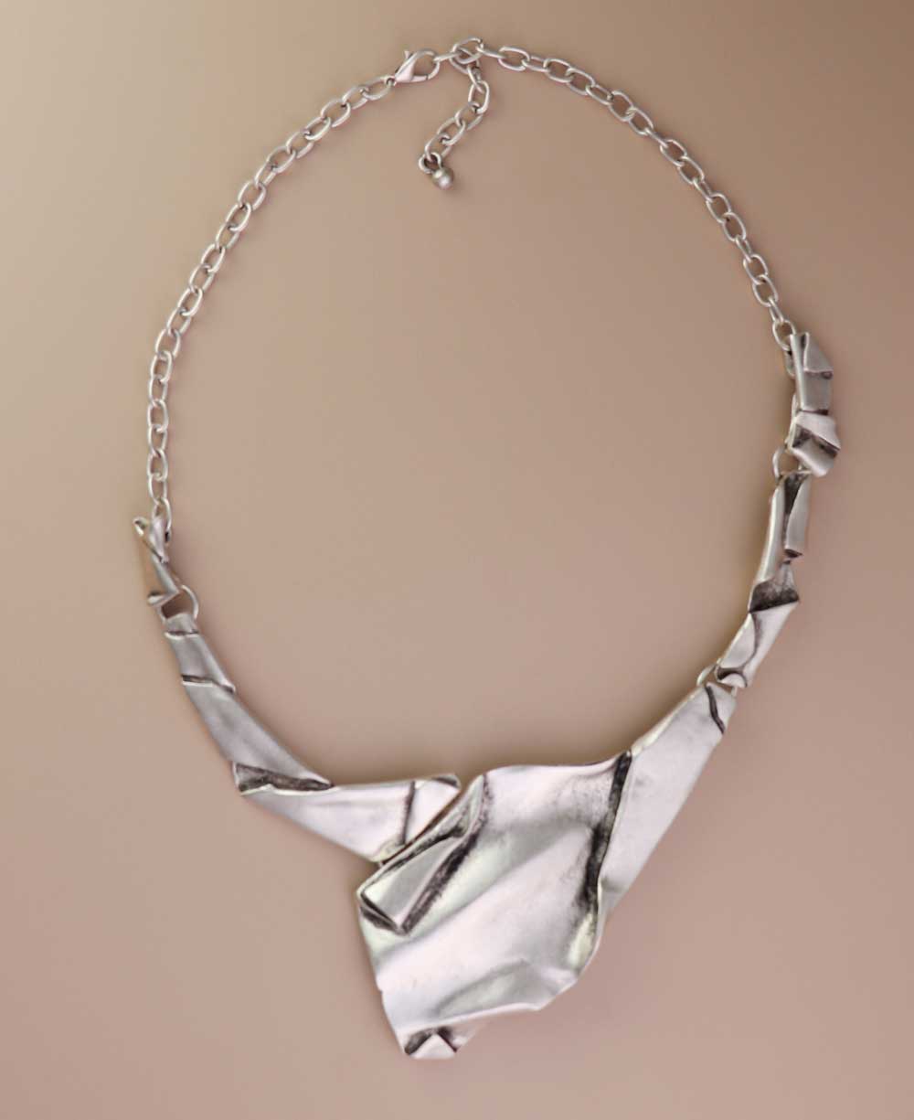 Abstract art fashion necklace
