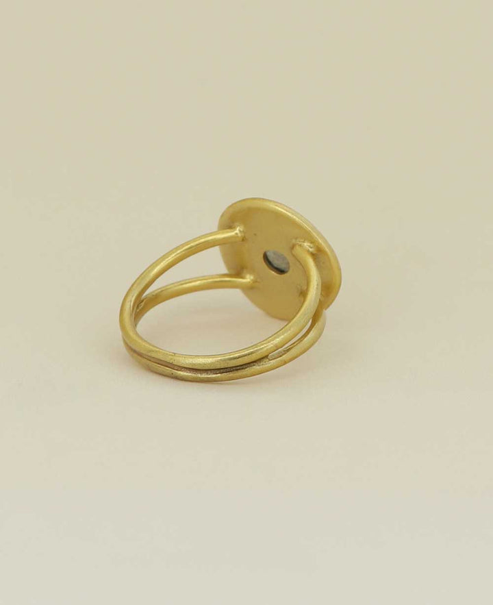 Gold Plated Brass Ring