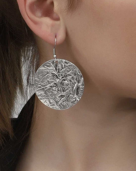 Large Disc Earrings