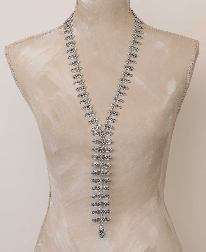 Y-Shaped Pewter Necklace Made in Turkey