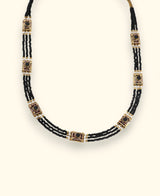 Beaded Tibetan Collar Necklace