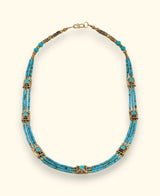 Beaded Tibetan Collar Necklace
