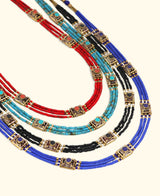 Beaded Tibetan Collar Necklace