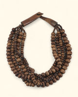 Tibetan Brown Bone Bead Necklace