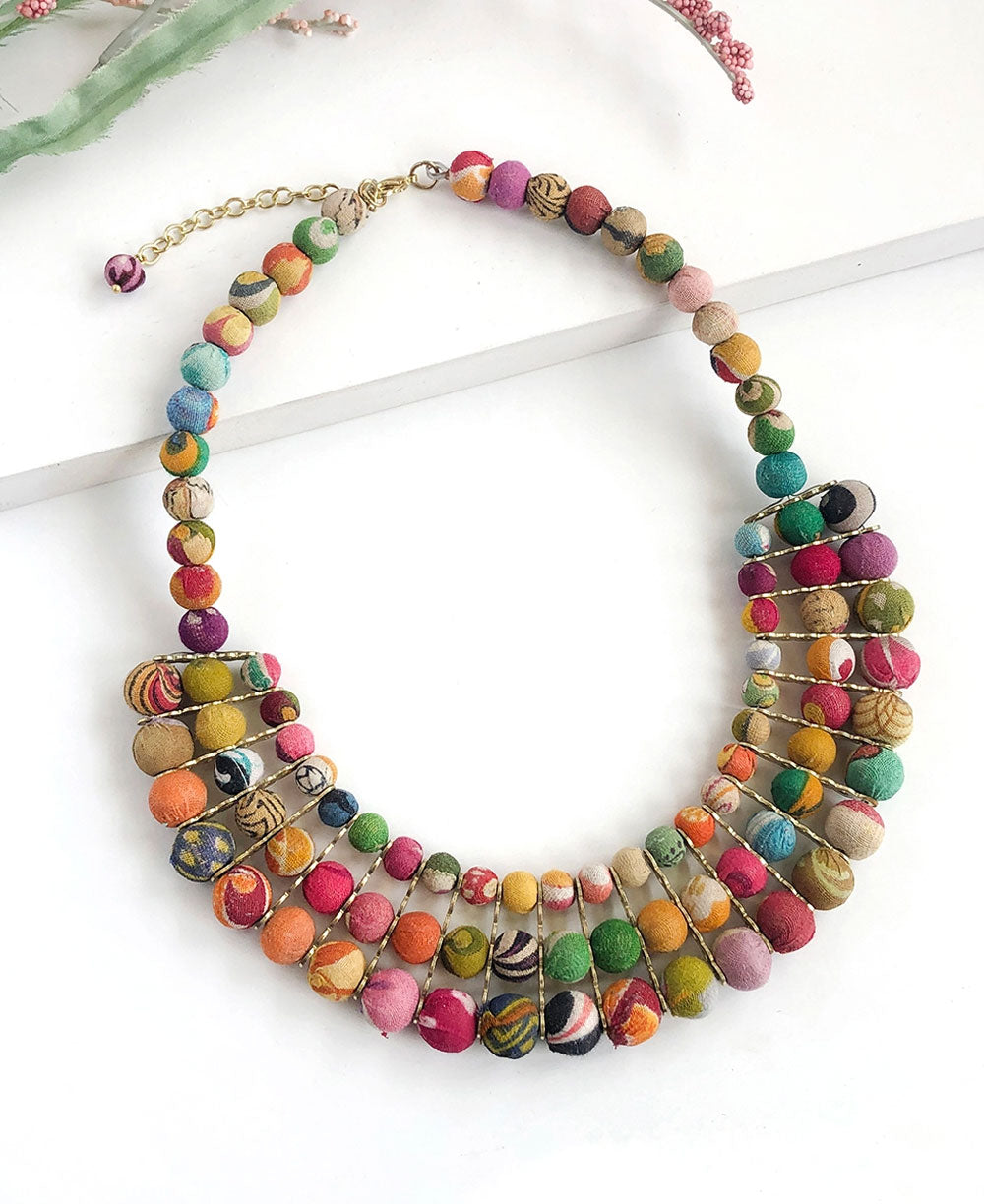 Kantha Bead Necklace