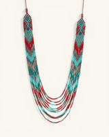 Multicolor Southwest Design Beaded Necklace