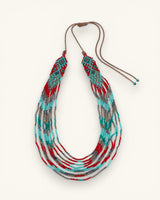 Multicolor Southwest Design Beaded Necklace