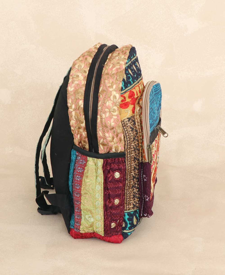 Vibrant Indian Textile Backpack
