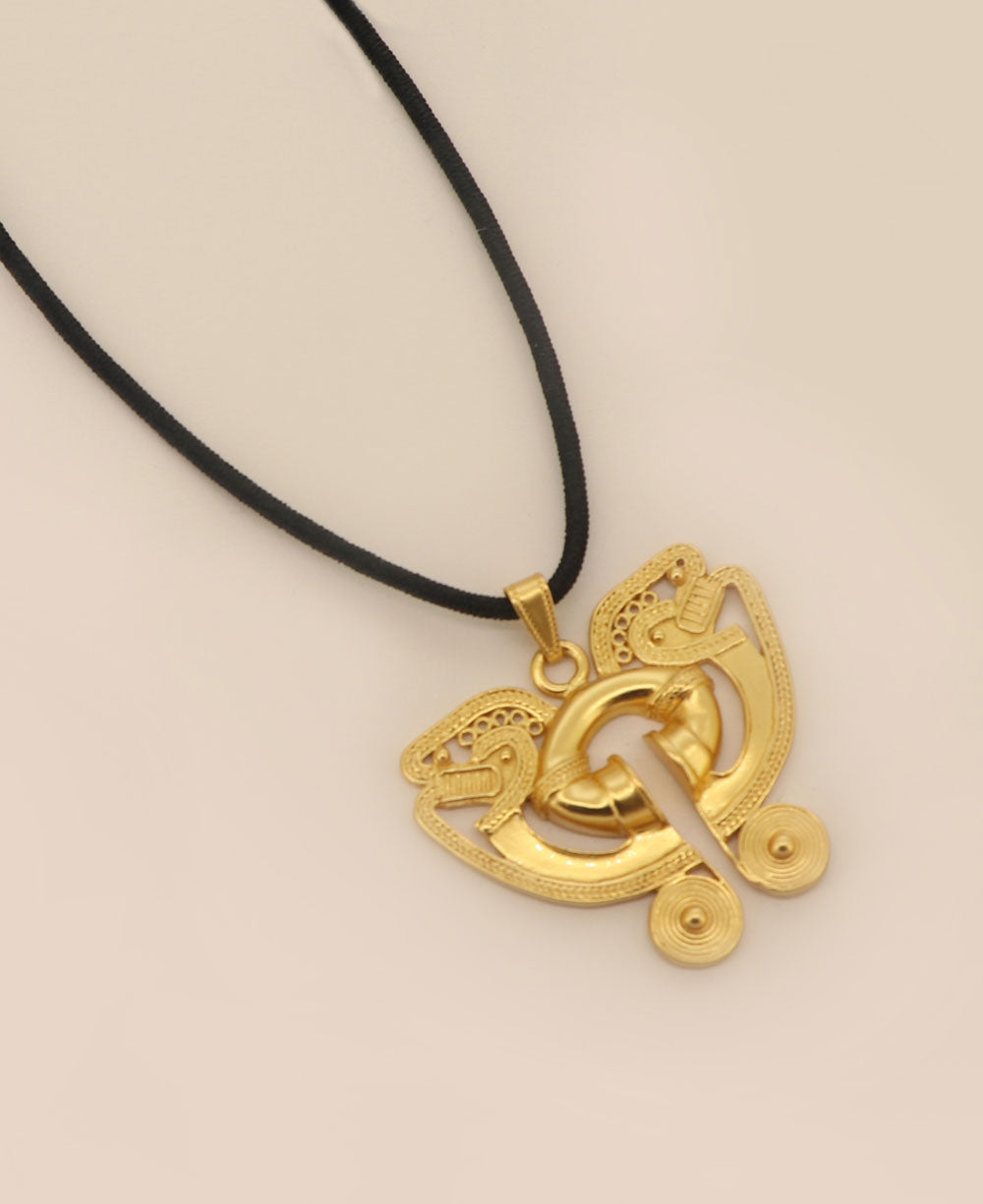 Gold plate Butterfly Necklace