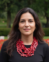 Twisted Multi-Strand Red Necklace