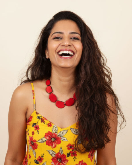 Red Tagua Necklace