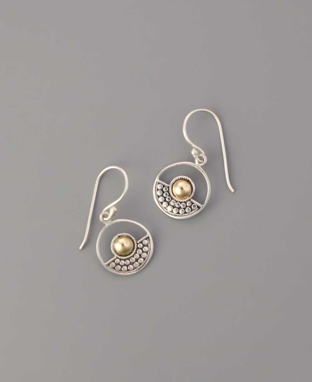 Dainty sterling silver earrings