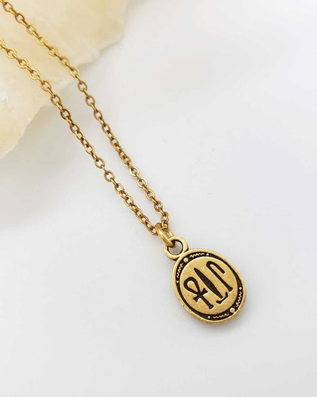 Dainty Scarab of the Sun Egyptian Symbol Necklace