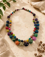 Acai & Pambil Seed Beaded Double-Strand Necklace