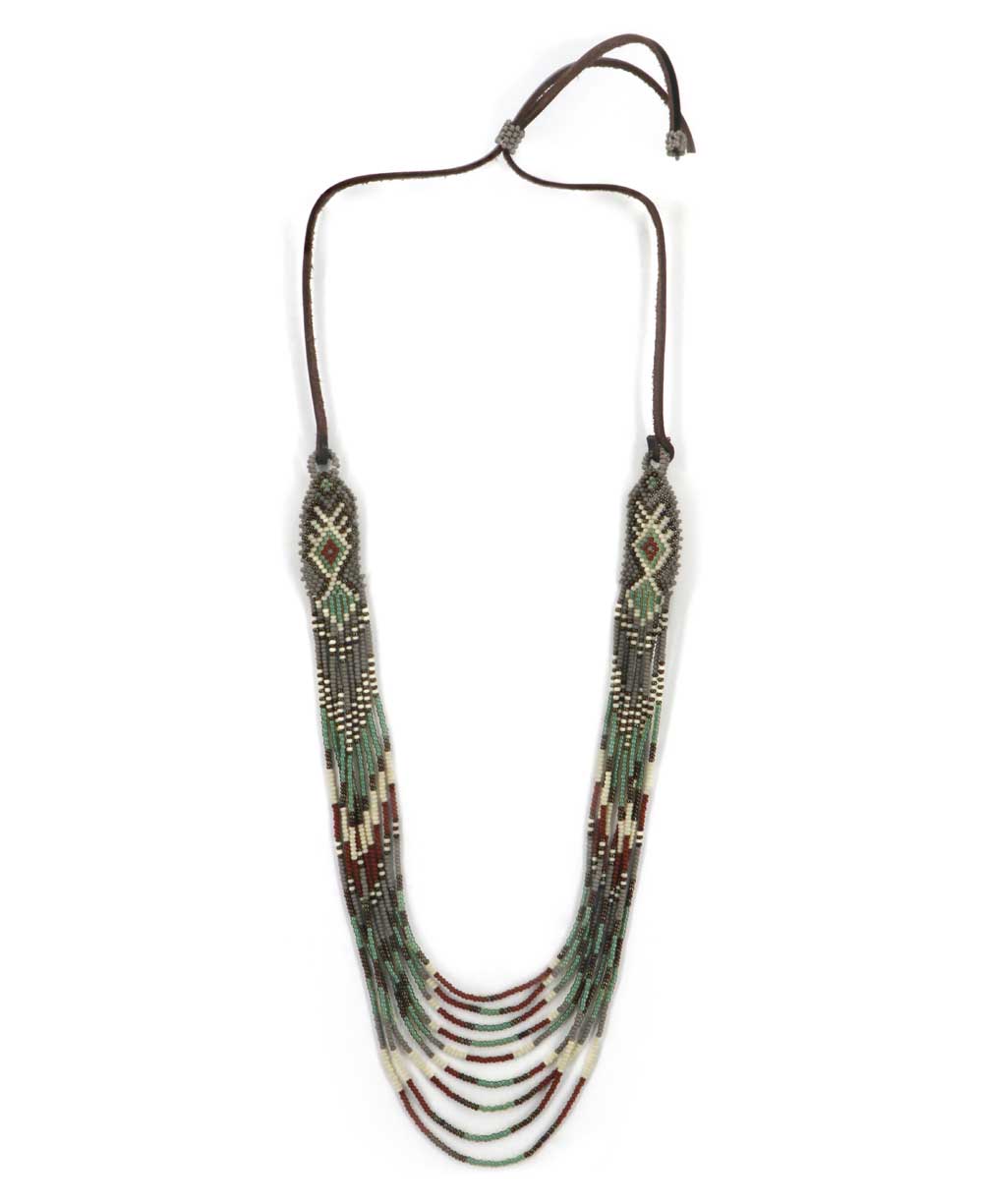 Turquoise beaded necklace Southwest design