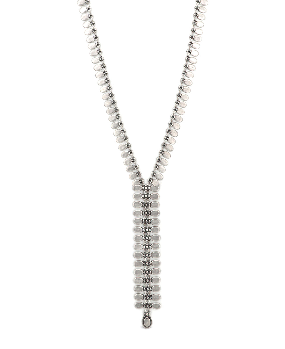 Minimalist metal statement necklace