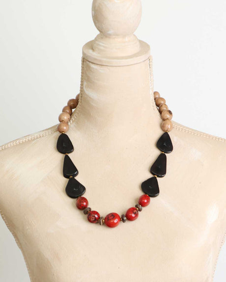 Olmedo Natural Seed & Tagua Necklace – Ecuador