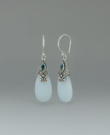 Opalite Blue Topaz Earrings