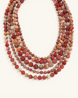Kantha Five-Strand Layered Necklace