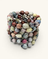 Colorful Job’s Tears Multi-Wrap Memory Bracelet