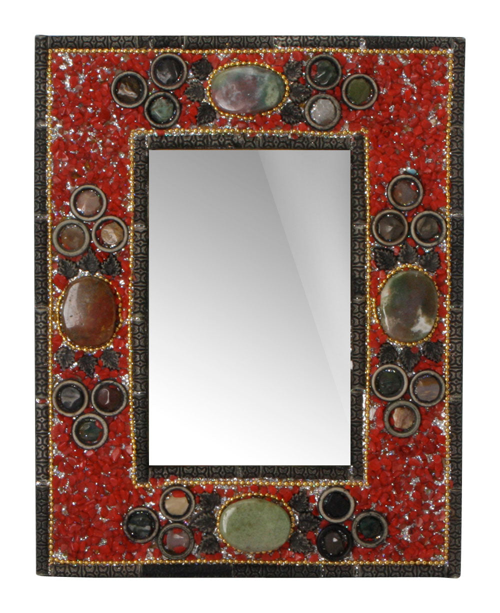 Red picture frame
