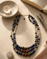 Indigo Wood & Sodalite Necklace — necklaces, lifestyle vanity lifestyle photo
