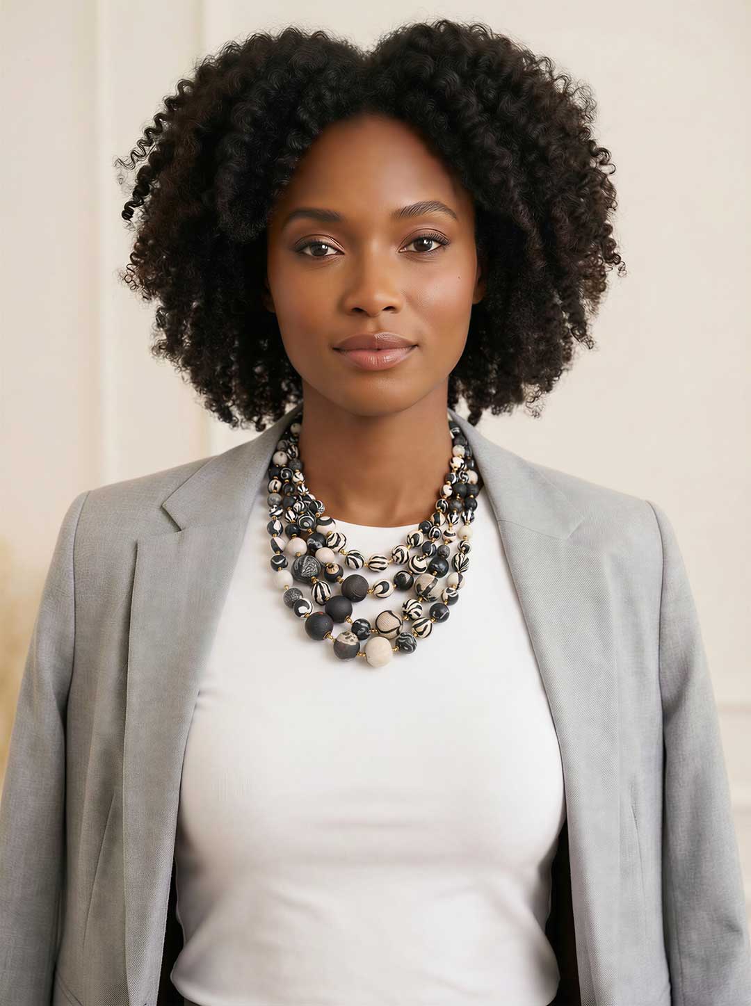 Four Strand Kantha Necklace